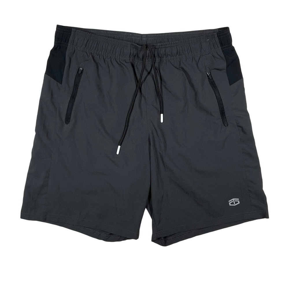 Tapout Athletic Shorts Mens Large Gray WWE Performance Training Gym Activewear